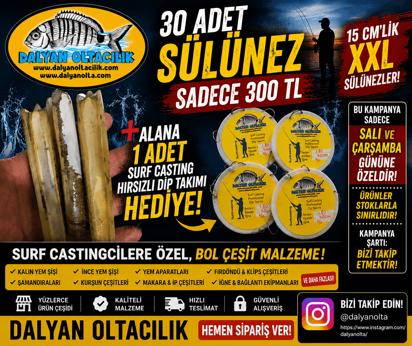 Canlı Yeme Uygun Takım Kullanmamak
